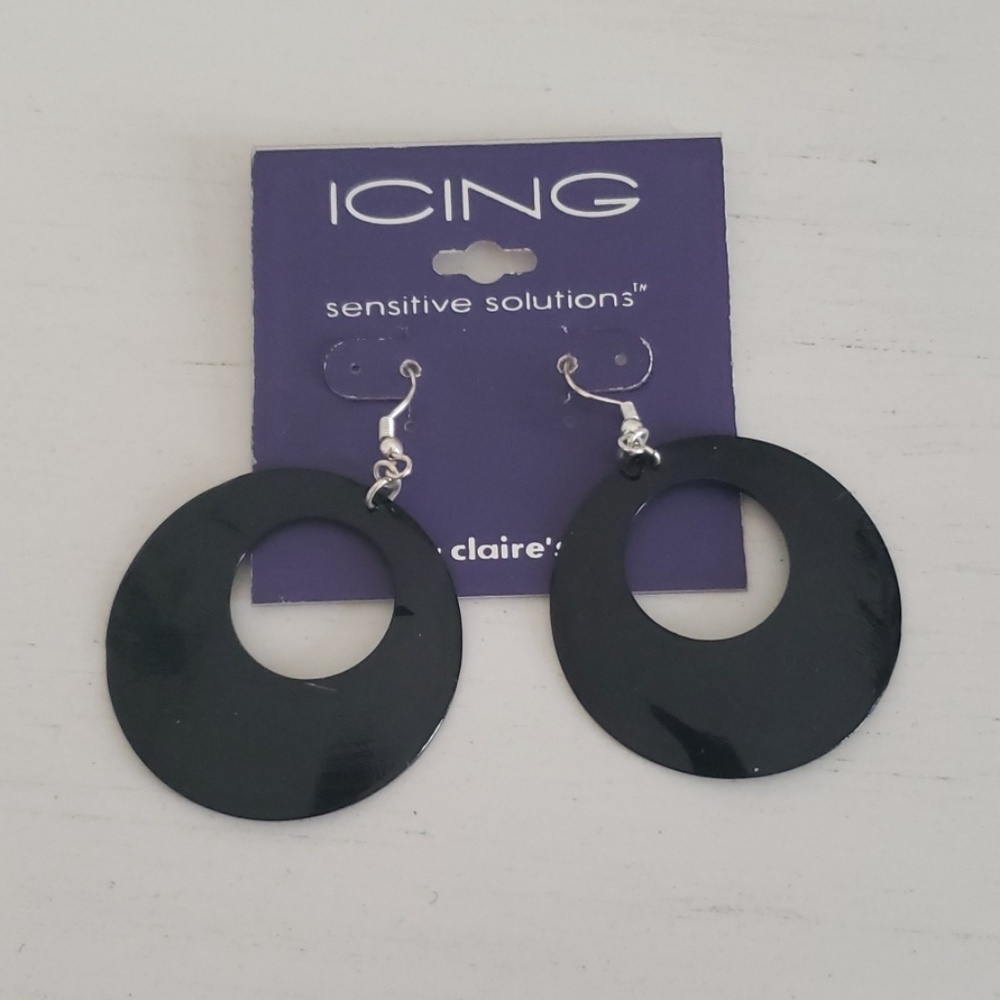 Black earrings